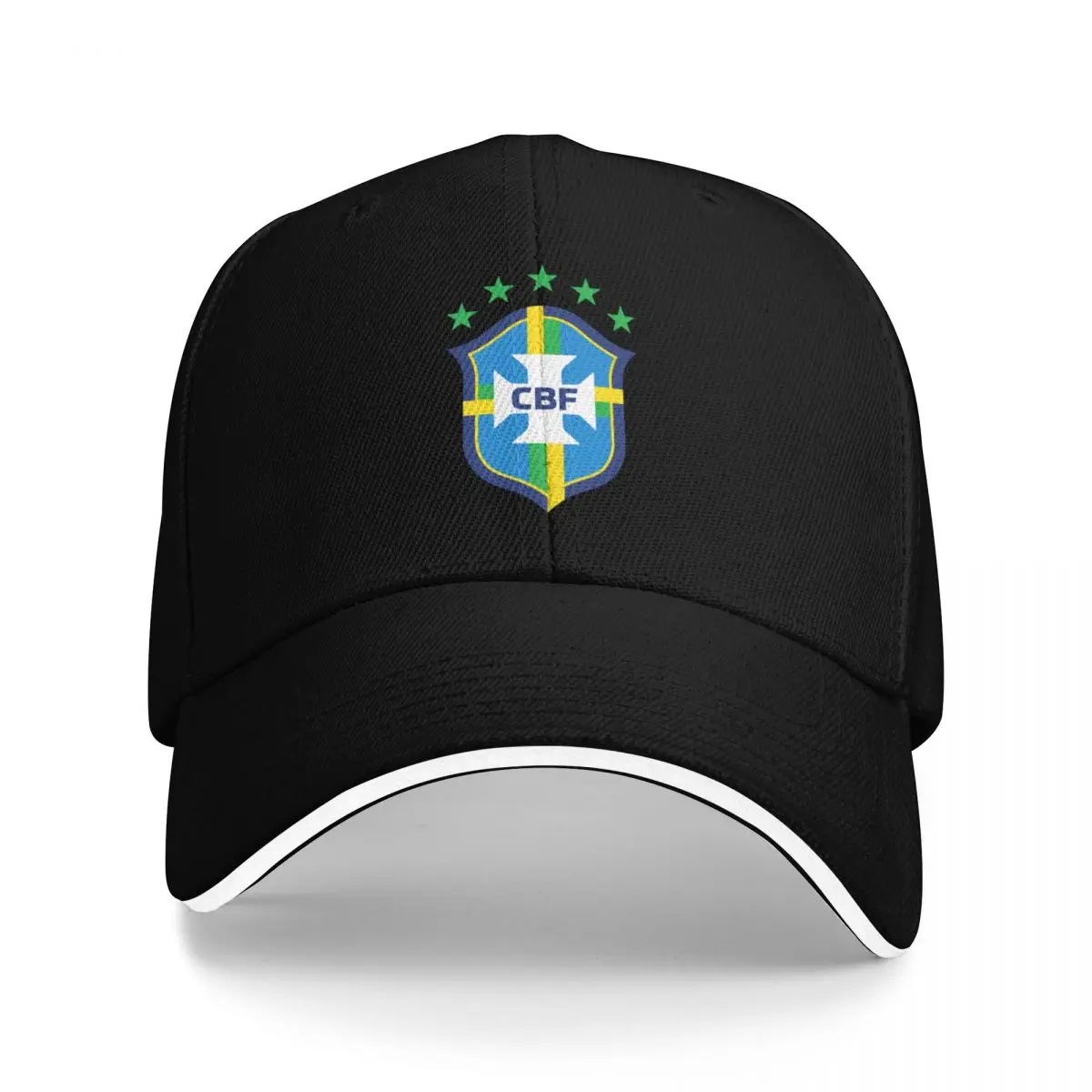 

Brazilian football federation logo Baseball Cap Fishing cap Designer Hat custom caps Golf Hats For Men Women's