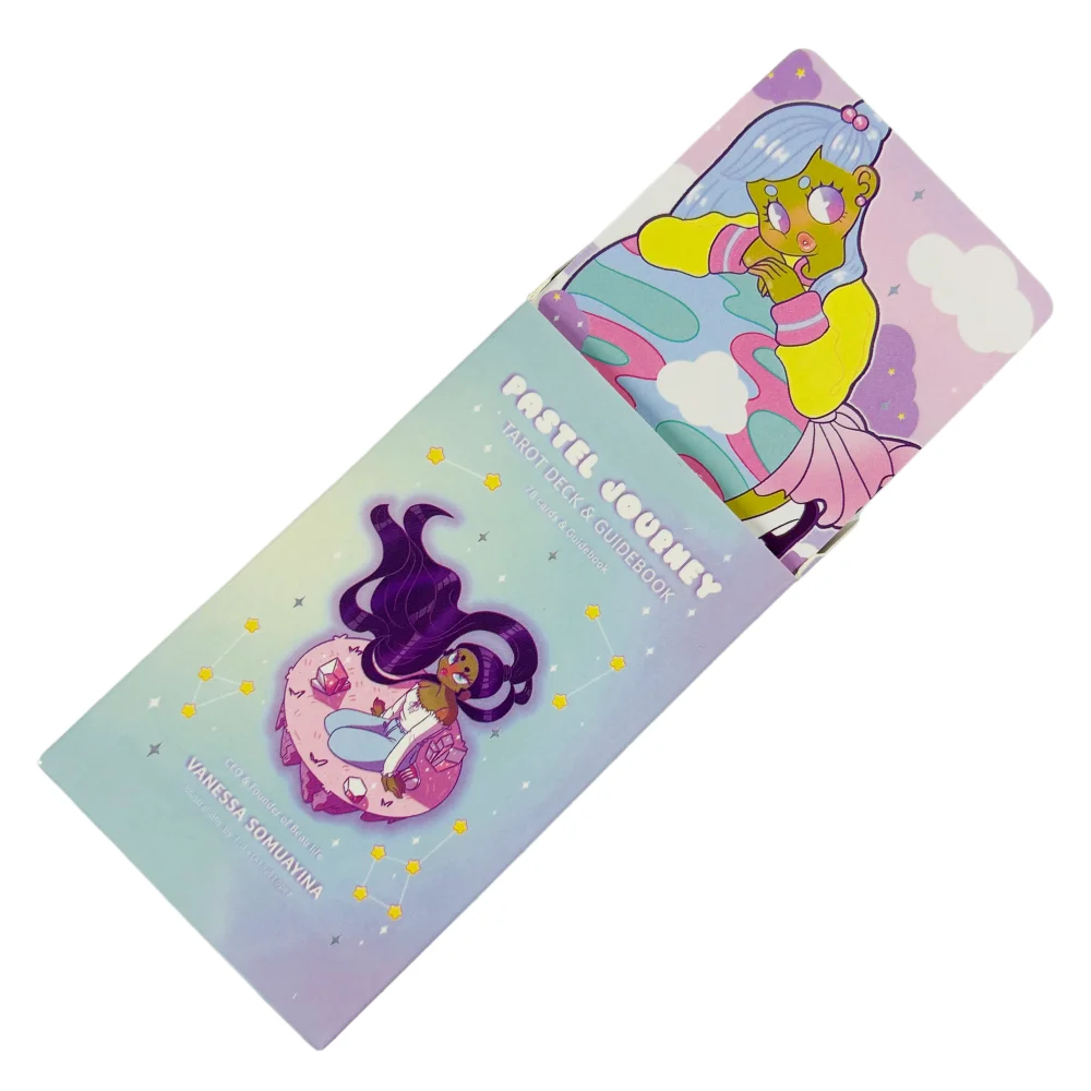 

Новая коллекционная колода карт Таро «Пастельное путешествие», 78 шт., набор карт Оракула