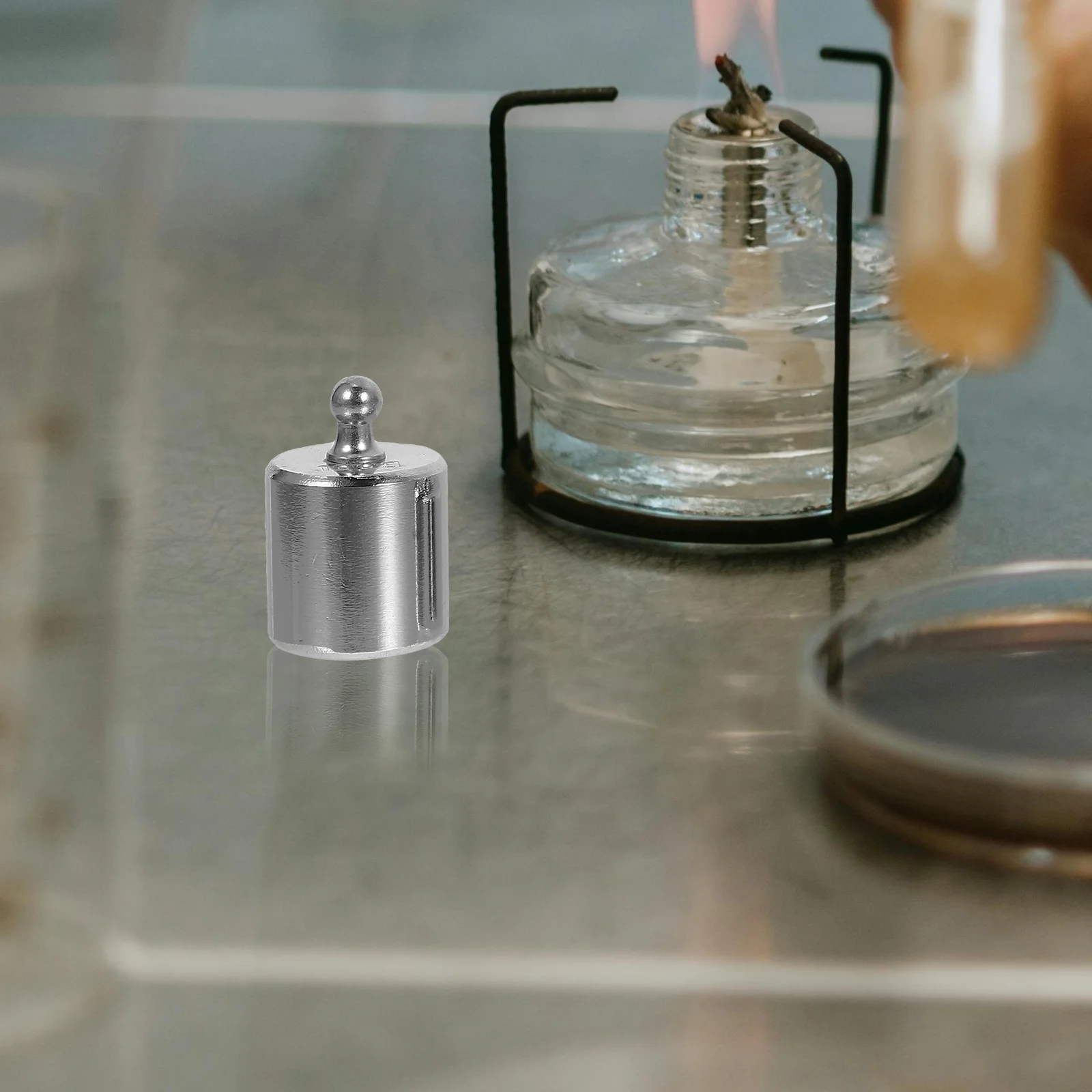 

1 Set High Precision M2 Class Calibration Weight Set 10Mg-100G Chrome Finish Portable Digital Scale Weights For Lab Home Use