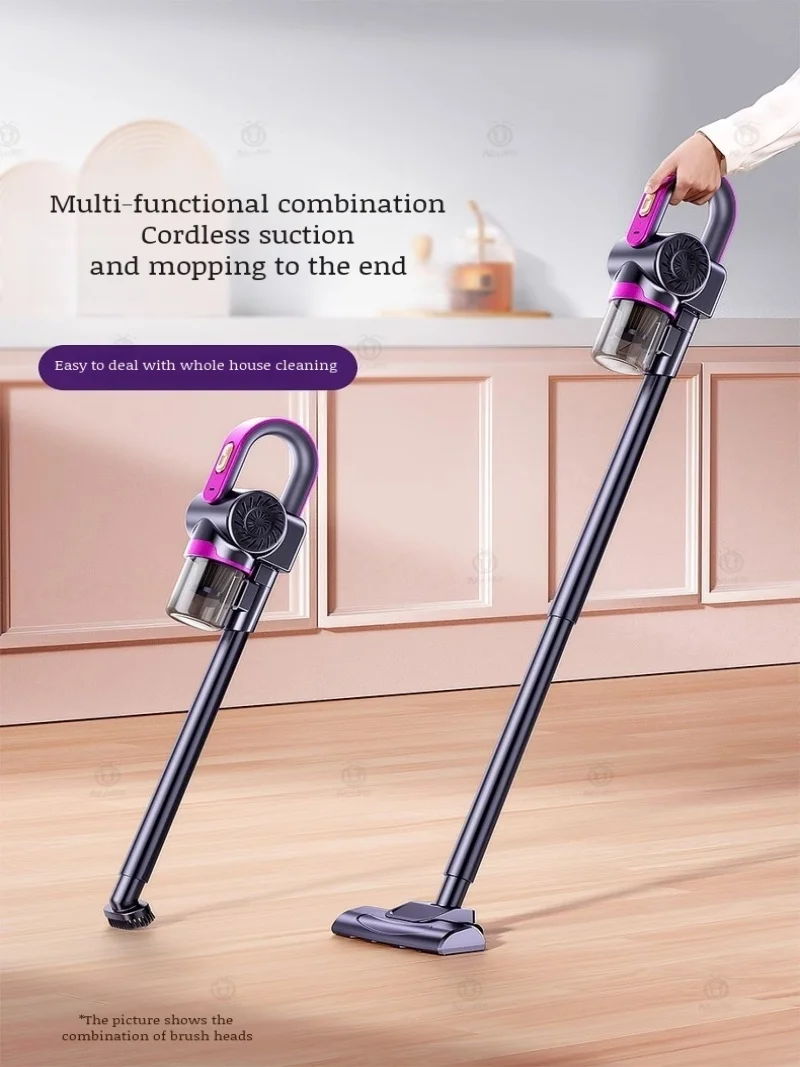 Home Multifunctional Vacuum CleanerWireless Car Vacuum Cleaner Handheld Bed Mite Remover Large Suction Vacuum Cleaner