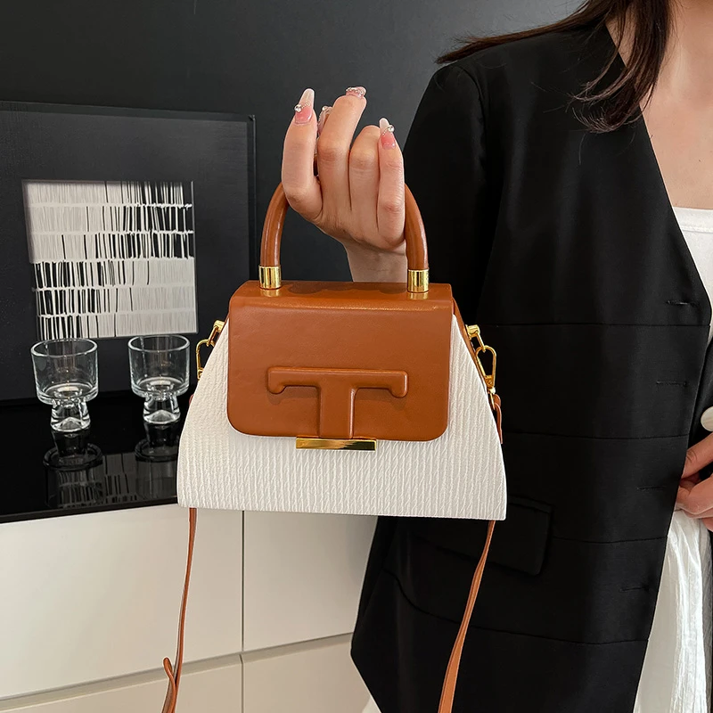 

Diaper Bag Elegant Retro Leather Satchel Luxury Crossbody Handbag For Women Stylish Vintage Designer Tote