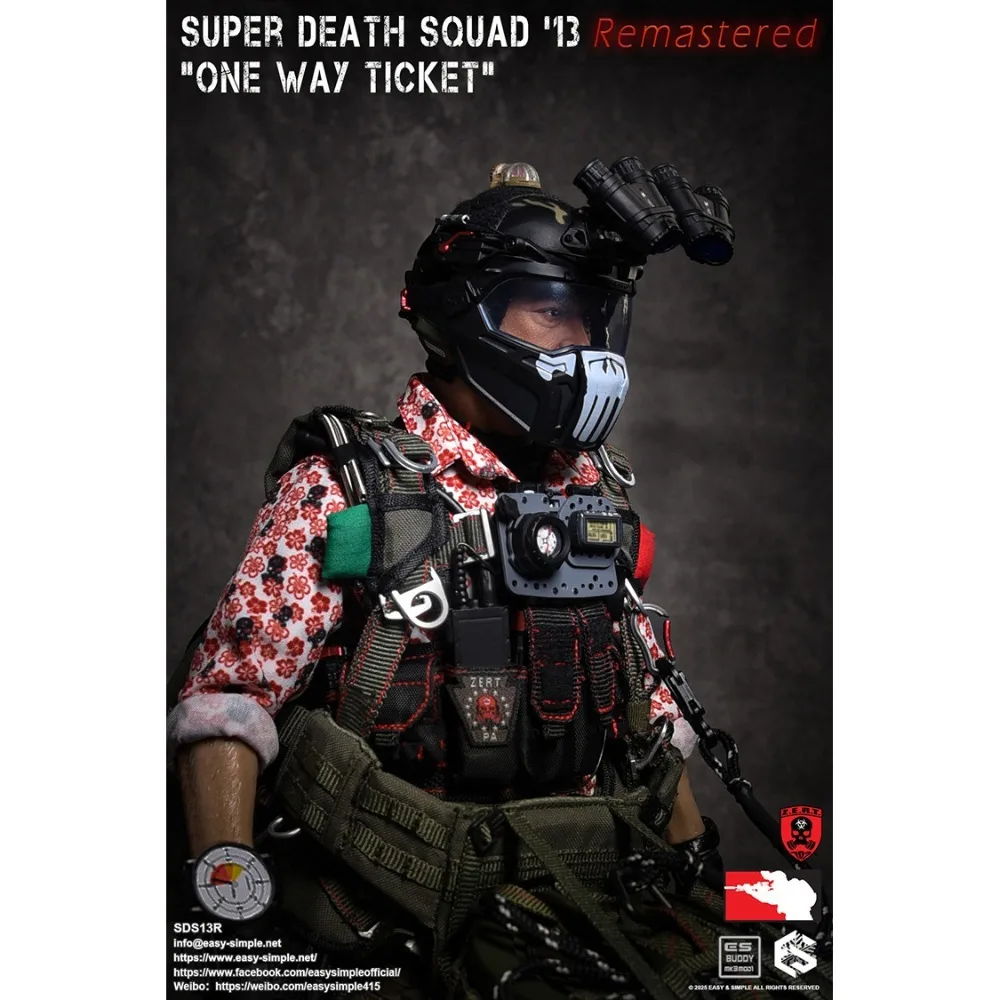 

EASY&SIMPLE ES SDS13R ZERT 1/6 Scale Soldier Set Model for 12'' Action Figure