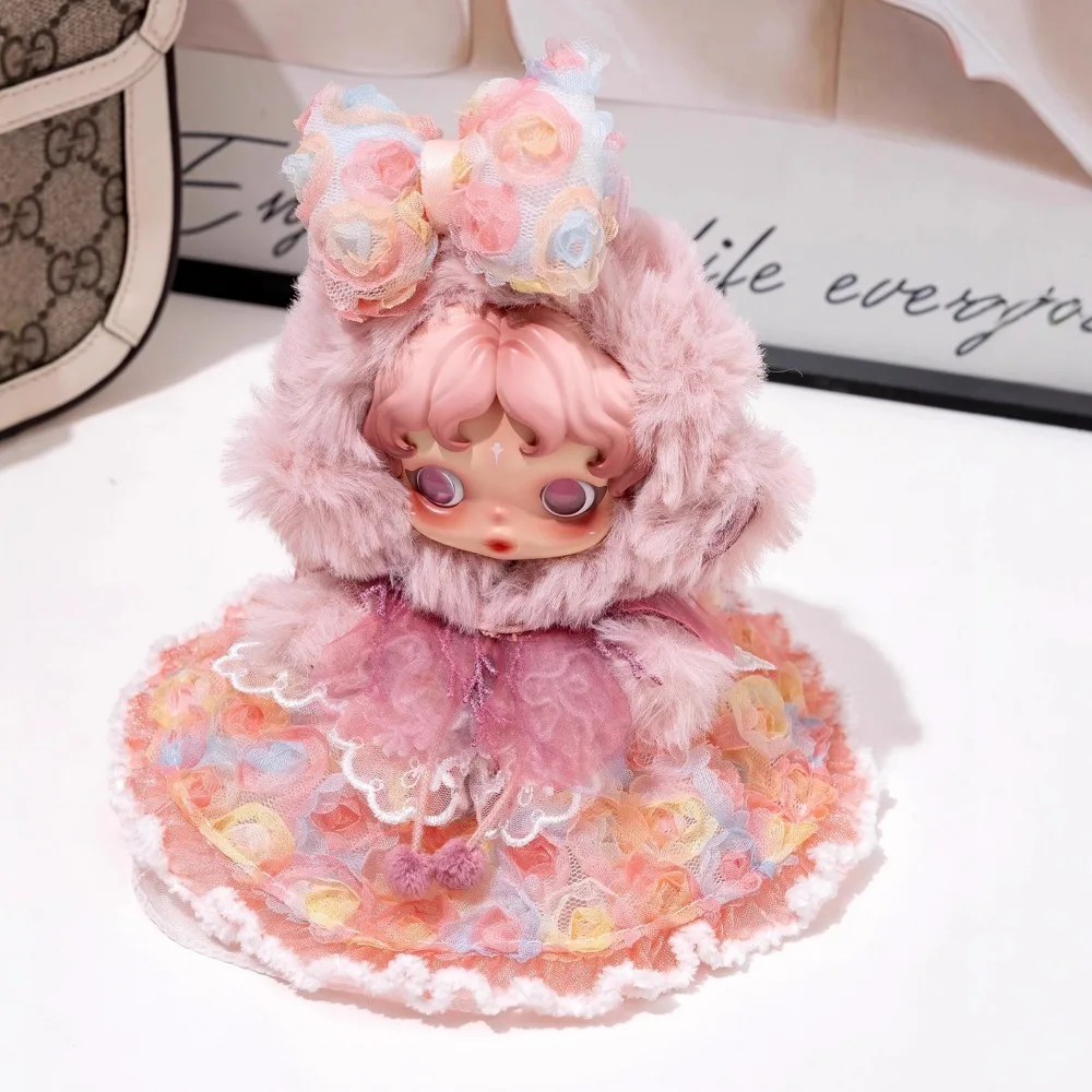 

10cm Mini Doll Clothes For Skullpanda V1/V2 L'Impressionnisme Series Princess Dress Replacement Doll Outfit Accessories Gifts