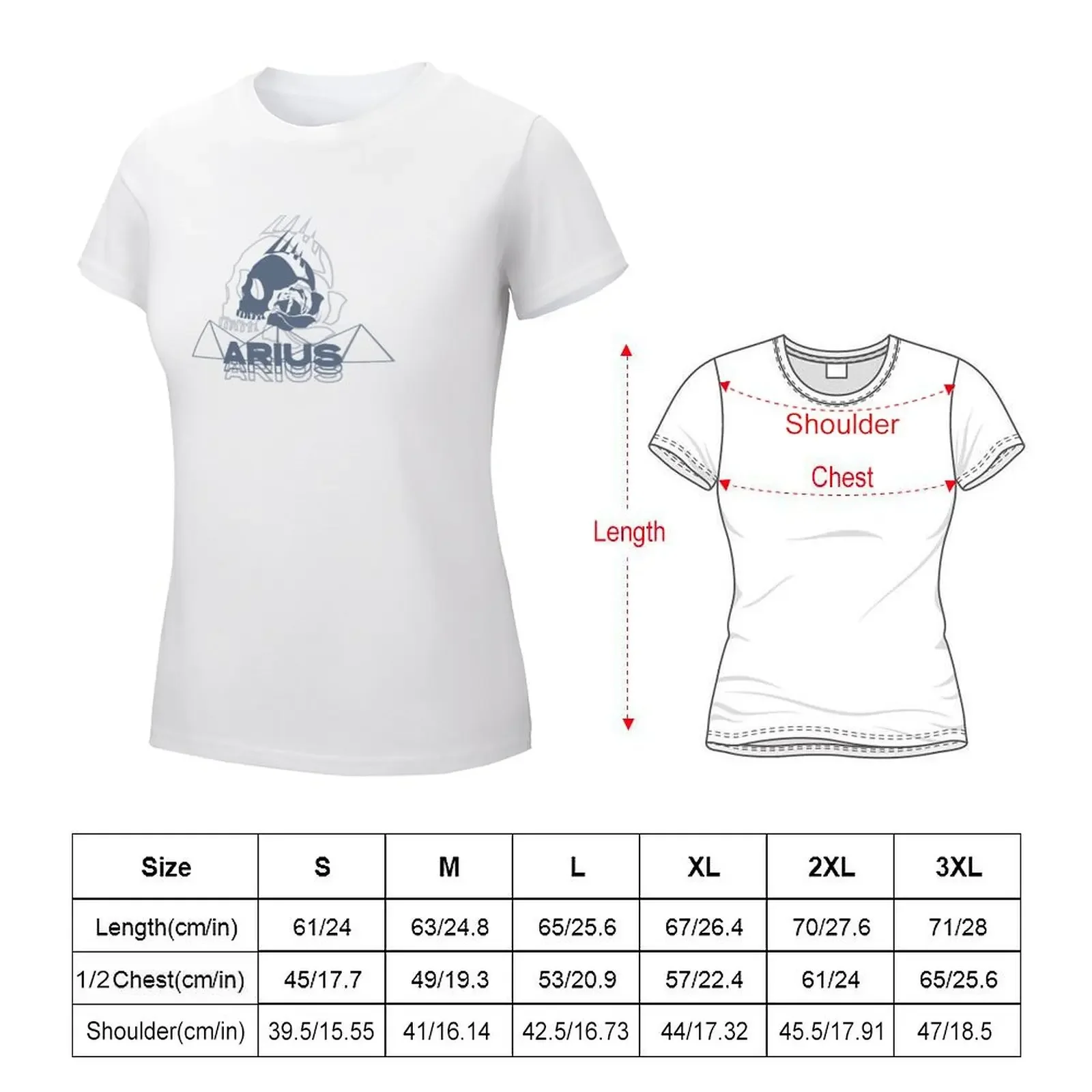 Blue Archive Arius Streetwear Shirt T-shirt cute clothes summer top workout t shirts for Women