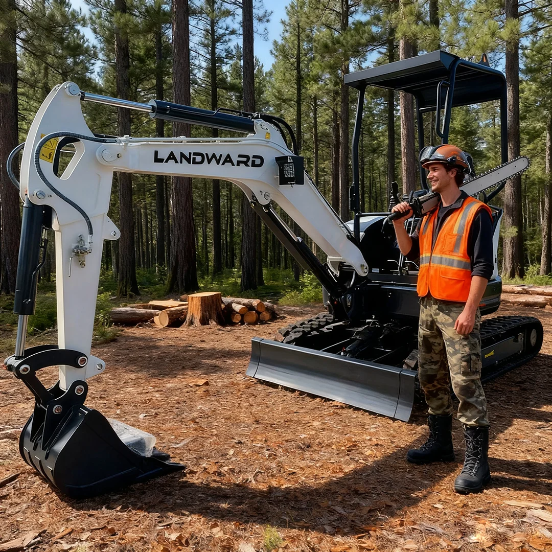 

China Factory Production High Quality 2.5 Ton Mini Digger Agriculture Trencher Fast Delivery Small Crawler Excavator Customized