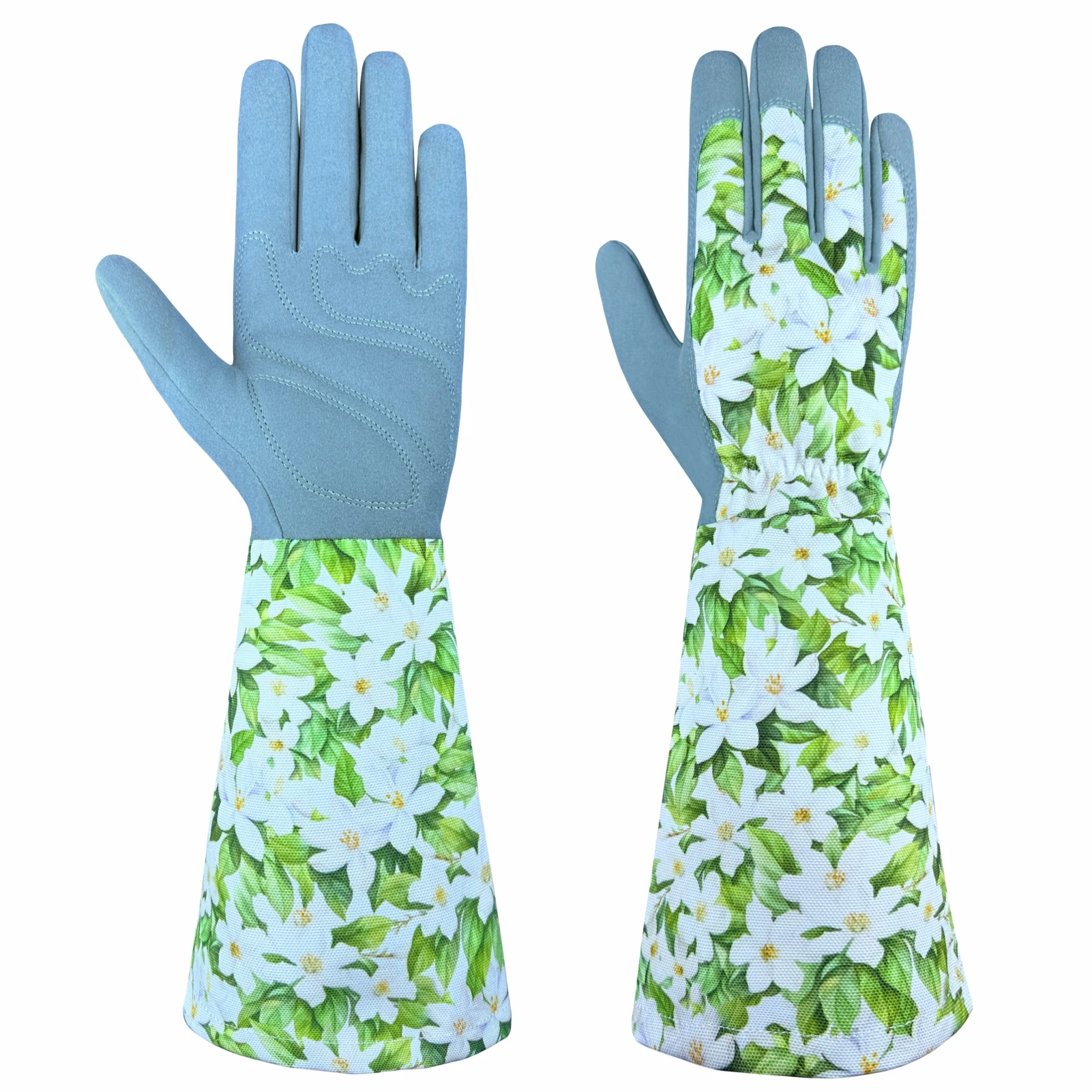 Long Sleeve Thorn Proof Garden Gloves Reinforced Finger And Sleeve for Rose Pruning Planting Weeding - Durable Gardening Gloves