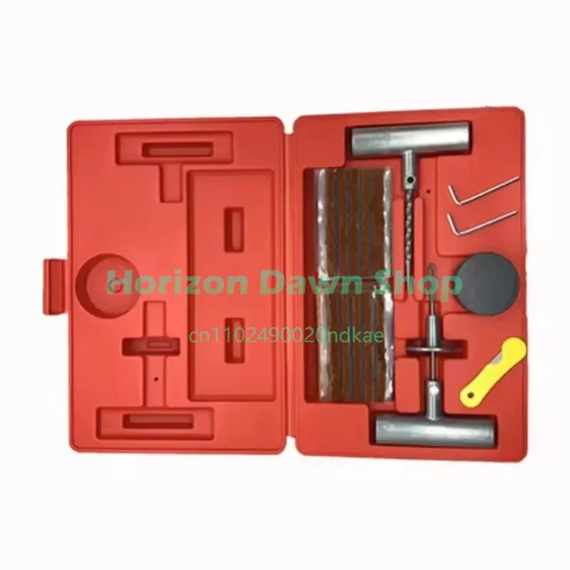 Portable Car Tire Puncture Repair Kit Emergency Box