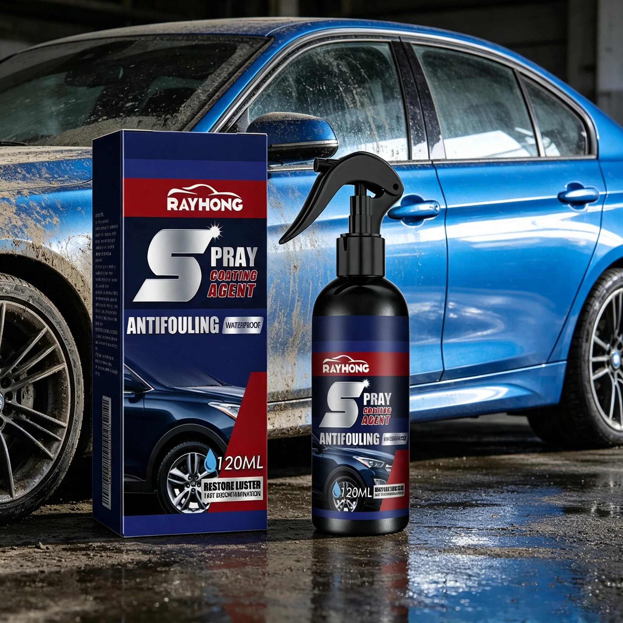 Car Nano Coating Spray Waterproof Anti-Fouling Restore Luster Quick-Dry Hydrophobic Protect Body Paint Renewal Agent Accessories