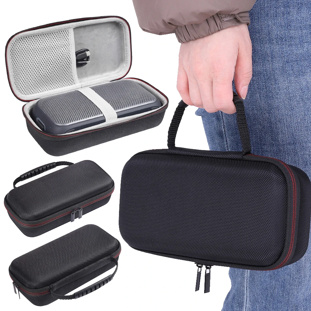 Hard Carrying Case Shockproof Protective Travel Case EVA Speaker Storage Bag with Mesh Pocket for Anker SoundCore Motion 300