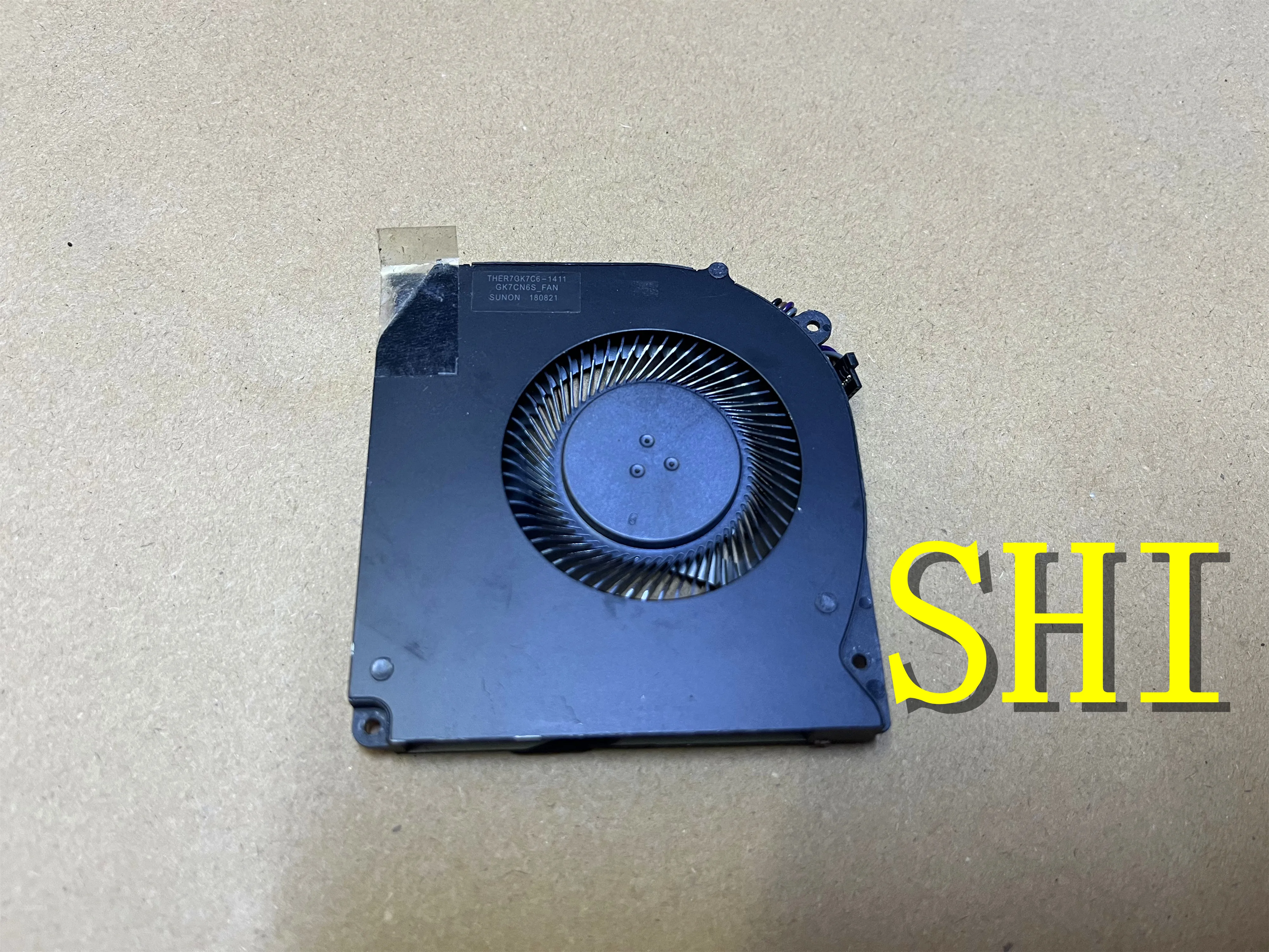 GK7CN6S  FOR used Original Laptop Cooling Fan For VULCAN X9 PLUS Fan Barrett B6 B9 Fan EG75070S1-C460-S99 THER7GK5C6-1411