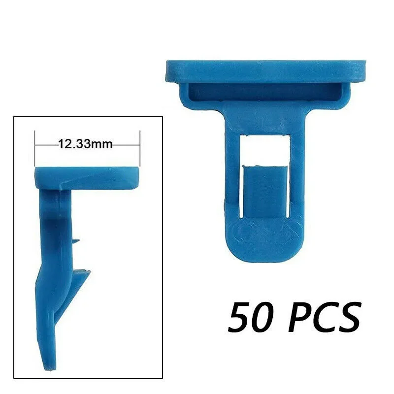 New Useful High Quality Rivet Fasteners Parts Push Nylon Plastic SUV Trim Accessory Car Moulding Replacement 50pcs image 4