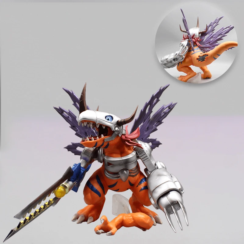 Gk Digimon Digimon Digital World Atlas Second Bullet Agumon Mechanical Tyrannosaurus Rex Handmade Model Decoration Anime Surroun