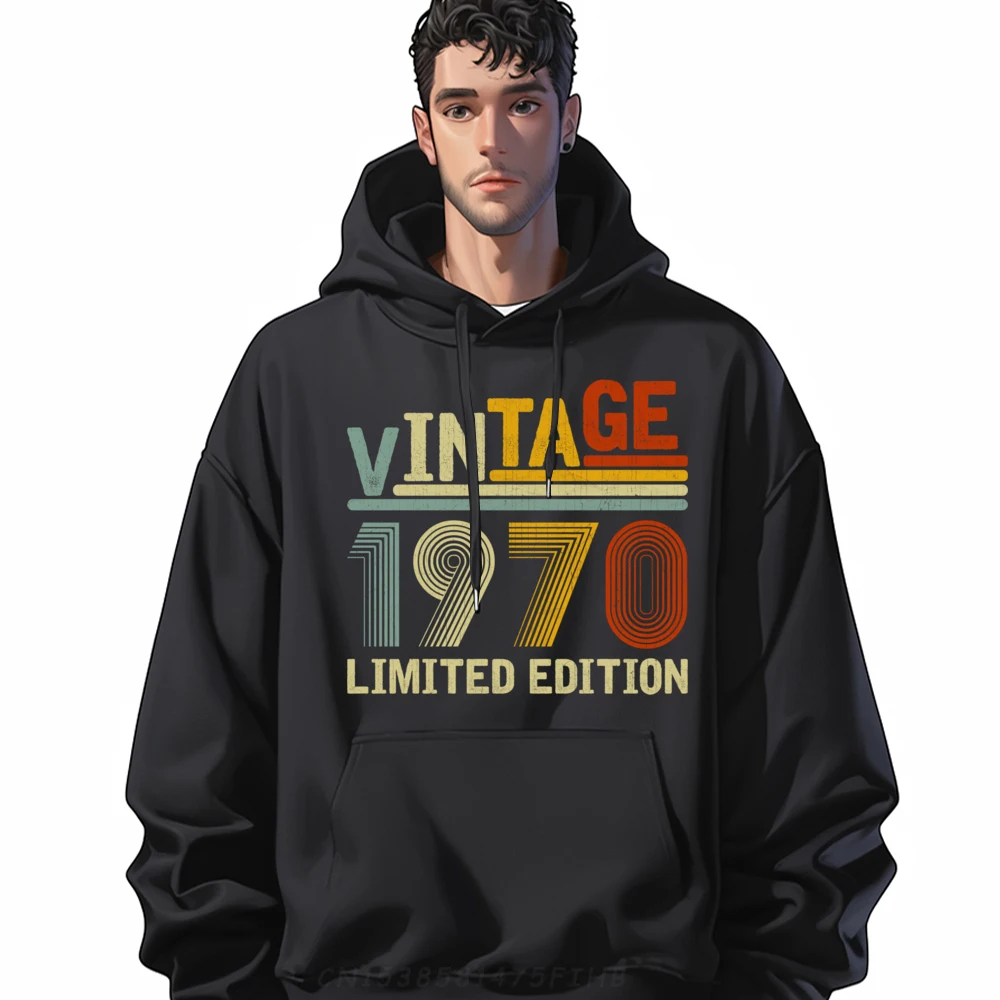 Vintage Limited Edition 1970 Men Women 52nd Birthday Retro Mens Clothing 2024 Christmas