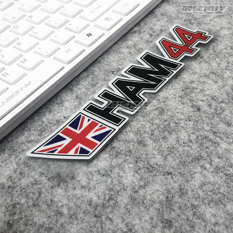 Lewis Hamilton 44 UK Flag  Stickers HAM 44 Motorsport Sticker Car Racing Vinyl  Motocross Decals