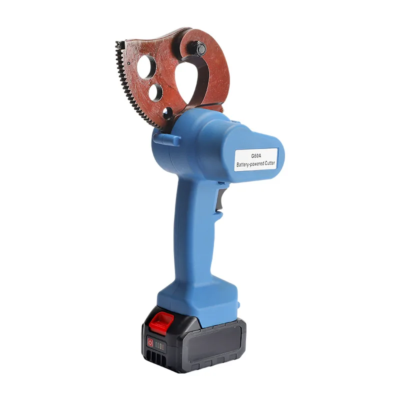 Portable charging ratchet shears, copper and aluminum wire shears, electrical steel core wire gear shears