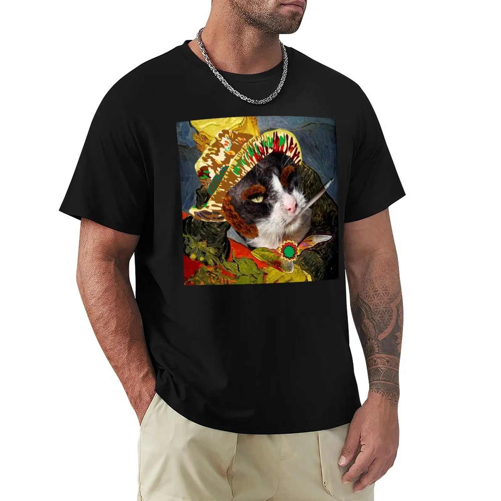 Zora’s A little paint here, a little paint there T-Shirt Relaxed Casual Short Sleeve Tee