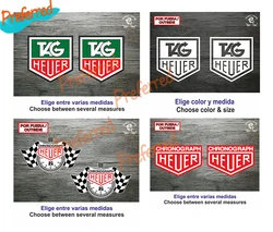 Adesivos personalizados e criativos para carro, vinil decalques, motocicleta e janela Styling, PVC Chronograph, Tagheuer