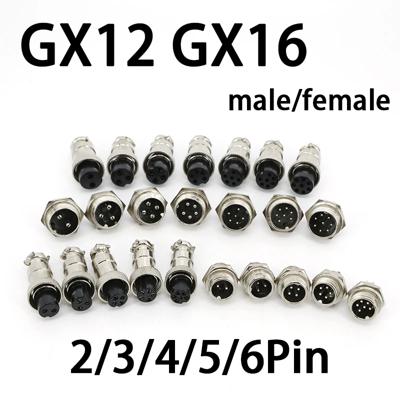 

GX16 «папа-мама» GX12 2/3/4/5/6-контактный сердечник Круглый авиационный провод, адаптер питания, гайка типа, розетка, разъем для панели проводов