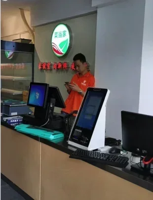 2026 Premium  Self service windows system touch screen payment kiosk self checkout cashless kiosk machine nfc card reade