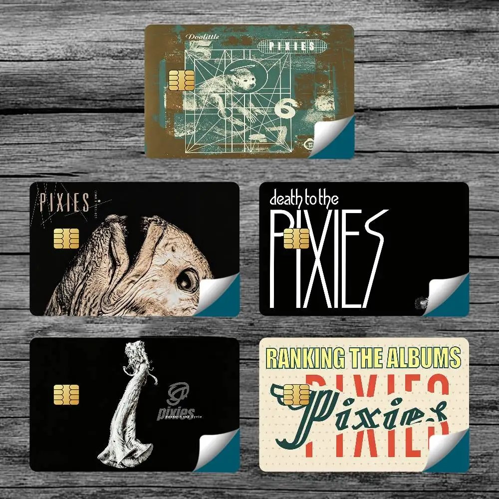 Band P-PixiEs-S Card Stickers for Bank Access Protective Waterproof Film Cover Sticker Surprise Gift