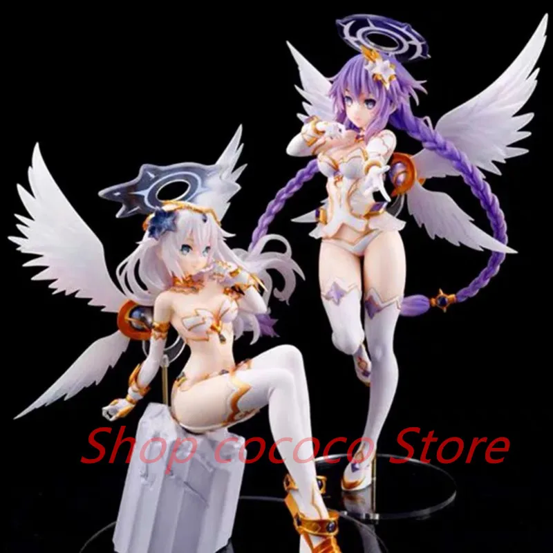 Anime Noire Hyperdimension Neptunia Purple Heart Neptune  PVC  Action Figures collectibl Model toys for children gift