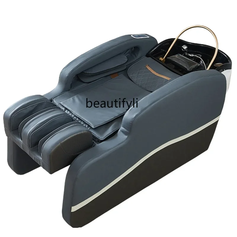 

Electric Intelligent Massage Shampoo Bed Beauty Barber Shop Hair Fumigation Head Treatment Water Circulation Bed