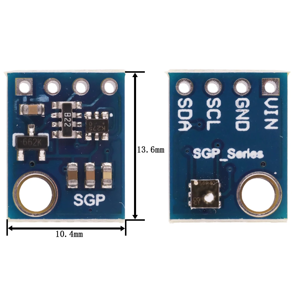 SGP41 SGP30 SGP40 Measurement Air Gas Sensor I2C Multi-pixel TVOC/eCO2 Formaldehyde Carbon Dioxide Detector Tester For Arduino