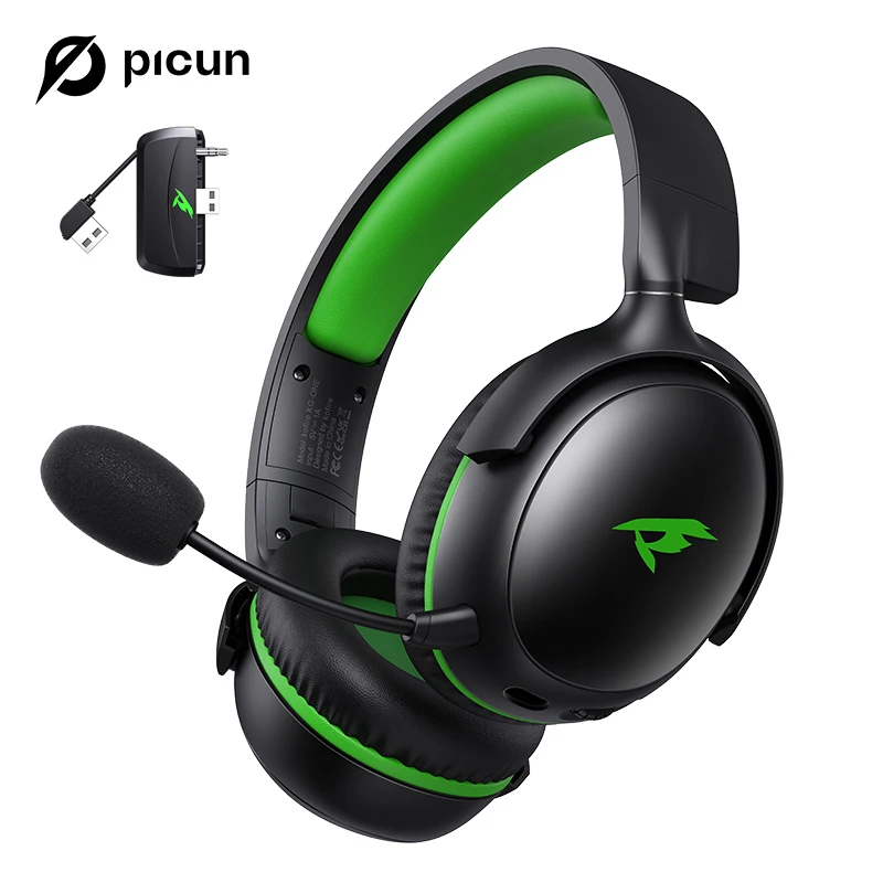 

Kofire XG-ONE Игровая гарнитура XBOX 2,4 ГГц с микрофоном ENC Накладные наушники 53 мм Динамик 3D Звук ПК PS4 PS5 Опции Игровая музыка