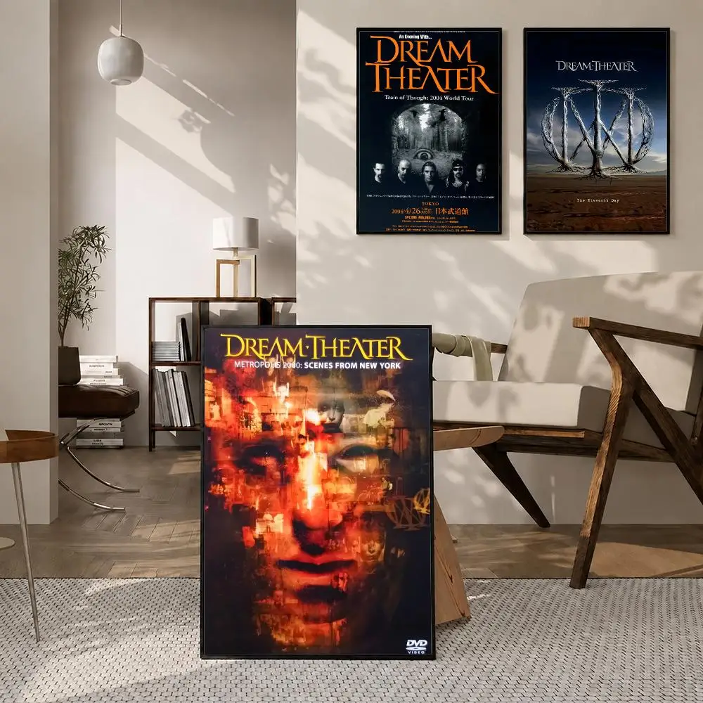 Band Dream Theater Poster High-definition  stickers, suitable for bedroom, living room, home decoration