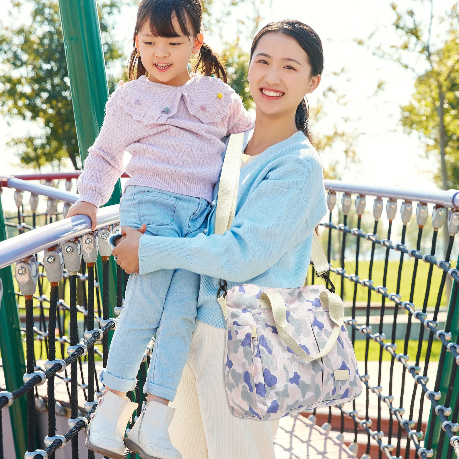 

Очаровательная сумка для мамы, сумка для детских подгузников, многофункциональный портативный органайзер для путешествий на открытом воздухе, сумка для мамы, сумка для подгузников