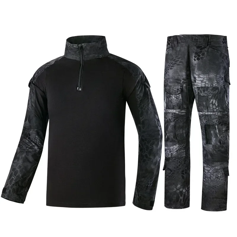 Summer Tactical Suits Outdoor Hunting Sets Clothing Outdoor Camo Uniform Tactical Hiking Camouflage Shirts Cargo Pants