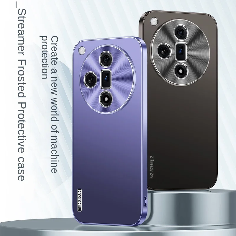 

Роскошный матовый чехол из алюминиевого сплава Flow Glans для Oppo Find X7 Ultra, военный чехол для телефона с защитой от падения для Oppo Find X7