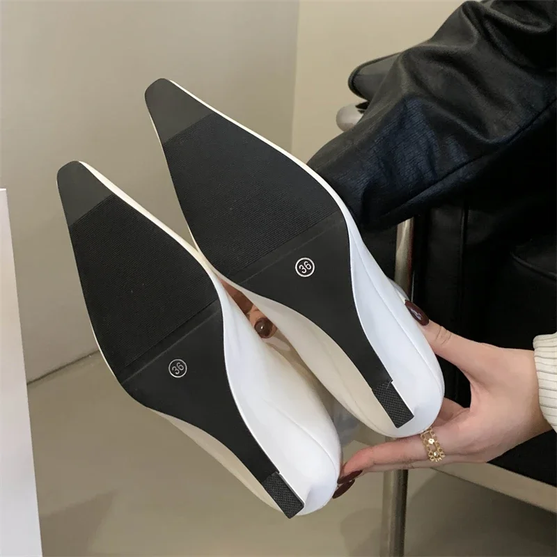 Aneikeh New Design Wedges Heels Women Knee-High Boots Ladies Shoes Autumn Winter Pointed Toe Modern Long Booties