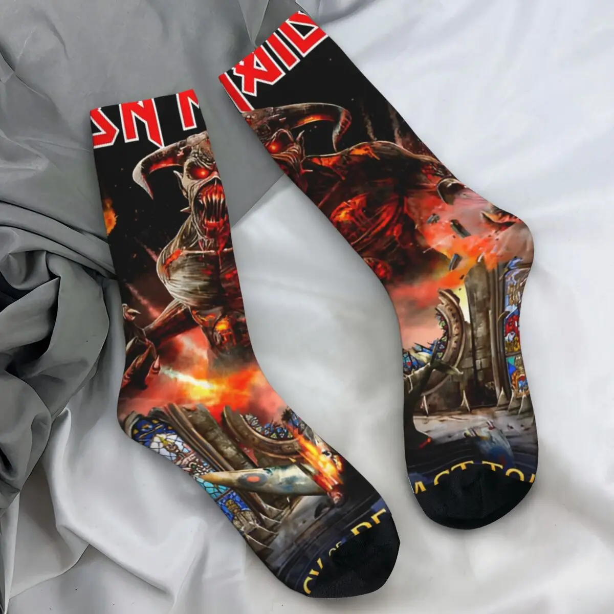 Men Socks Ironed Maidened Stockings Spring Elegant Soft Breathable Socks Design Skateboard Anti Slip Socks