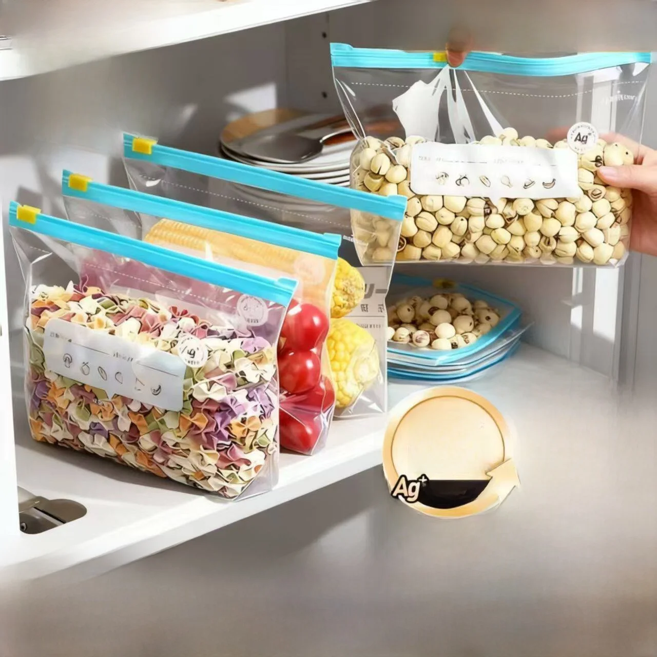 food-grade-plastic-zipper-bag-freezer-refrigerator-storage-bag-with-sealer-for-food-preservation-home-use-kitchen-organizer
