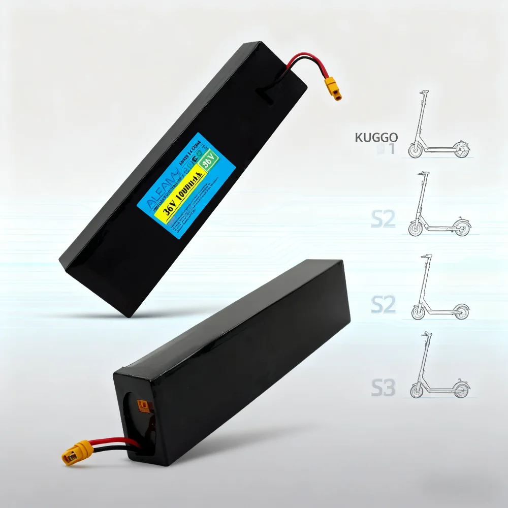Rechargeable 10S3P 36V 10000mAh 18650 Lithium-Ion Battery | 500W BMS | For KUGOO S1, S2, S3 Scooters