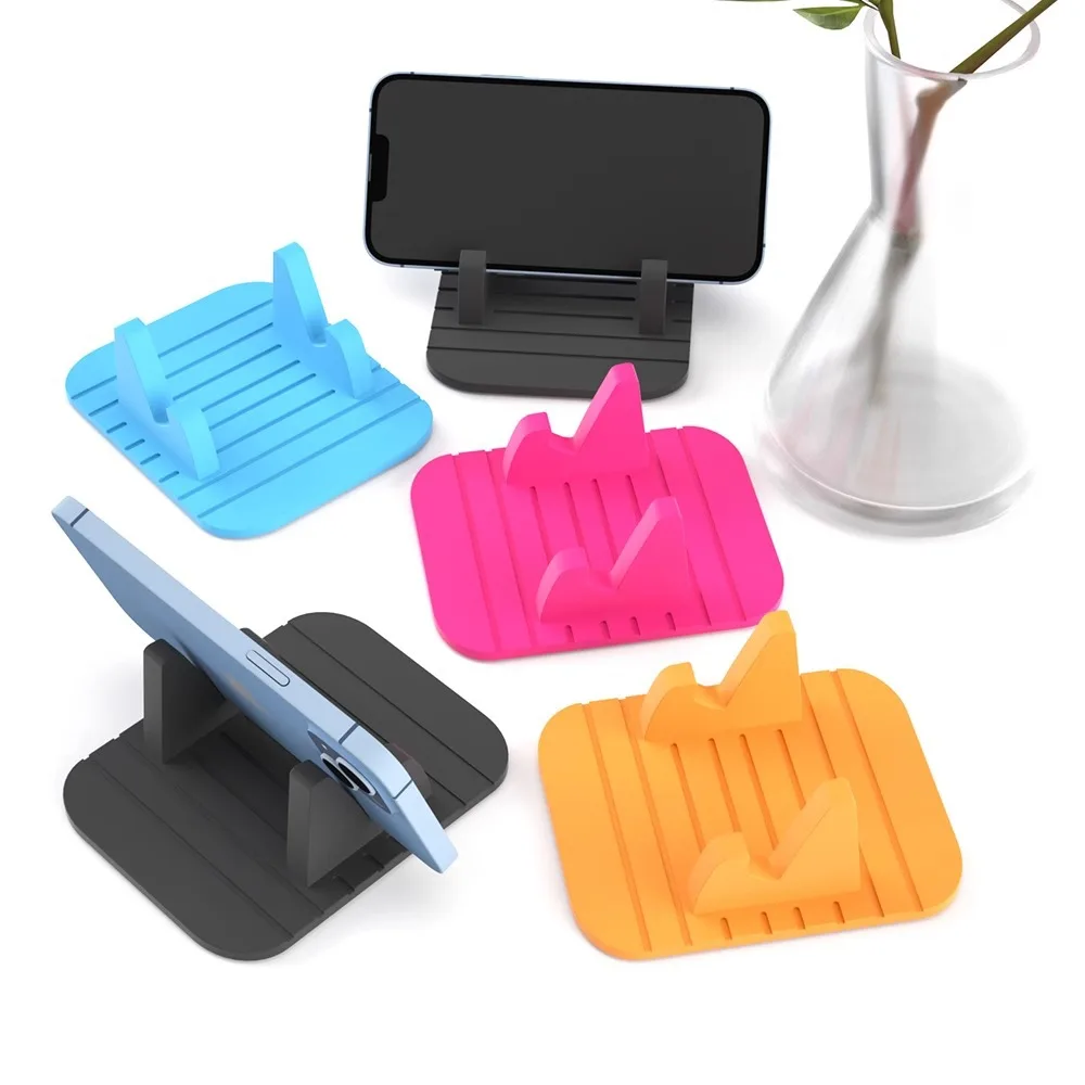 حامل هاتف محمول للسيارة من السيليكون، توافق عالمي - لجميع الهواتف الذكية والأجهزة اللوحية - مناسب للوحة قيادة السيارة والزجاج الأمامي #4