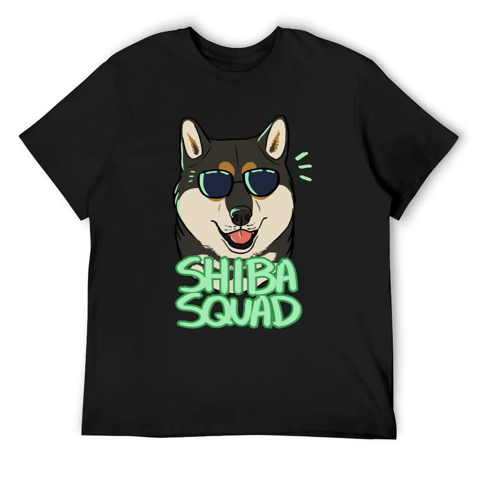 

SHIBA SQUAD (black and tan) T-Shirt new gifts and t-shirts heavyweights vintage t shirts men workout shirt