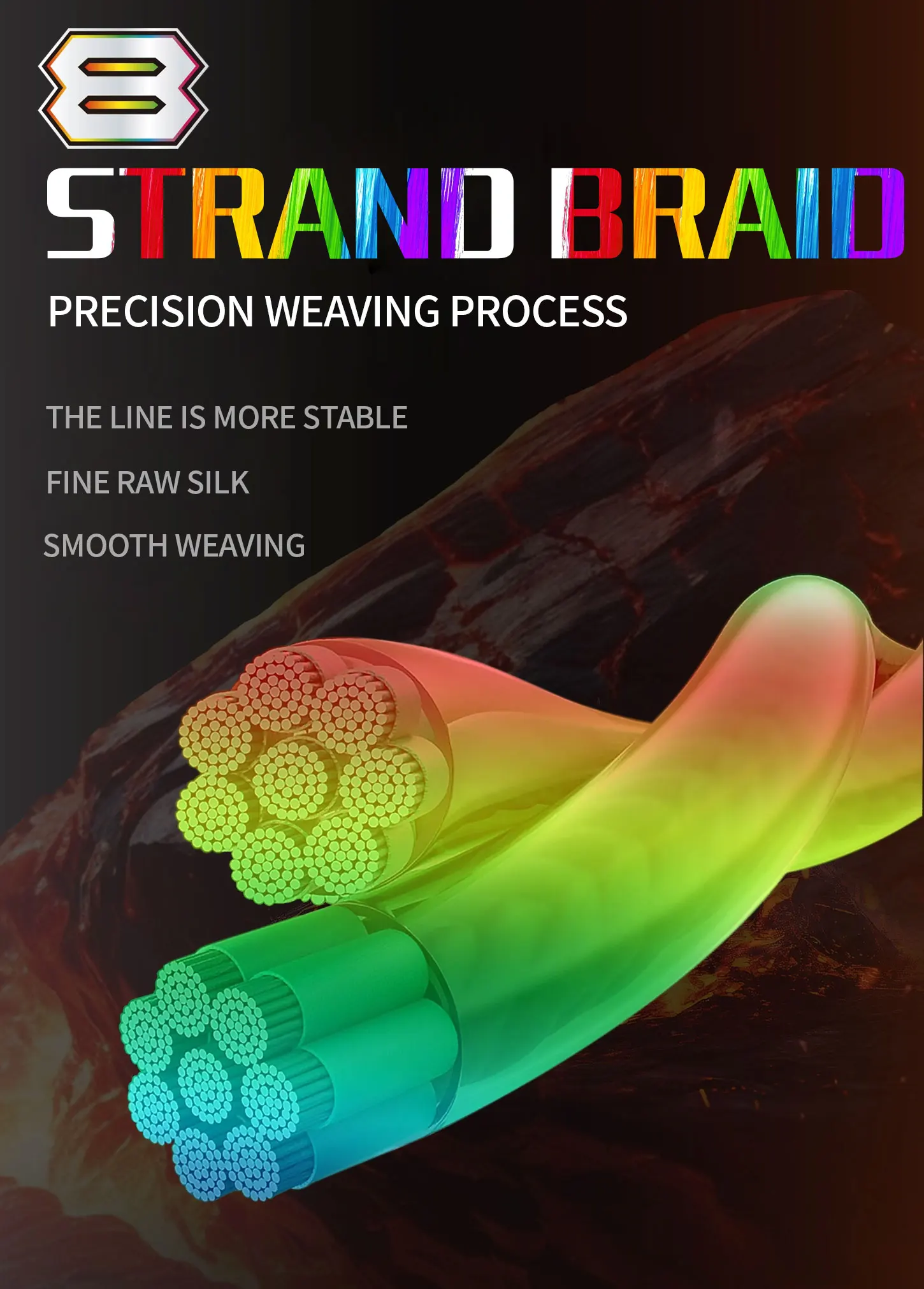 YGKX G SOUL X8 BRAID Upgrade Geflochtene Angelschnur Superstark 8-fädige Multifilament PE-Schnur 150M 200M Hergestellt in Japan 14LB-60LB – Detail 6