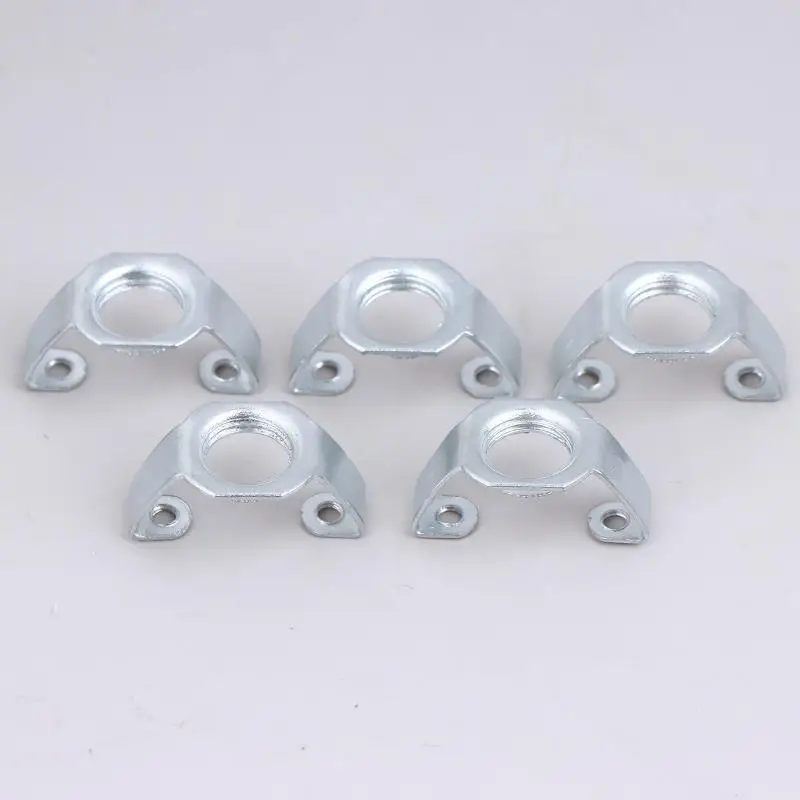 20PCS High Temperature Resistant Ceramic Lamp Base Holder E27 GU10 E14 M10 Back Support Bracket For Lighting Socket