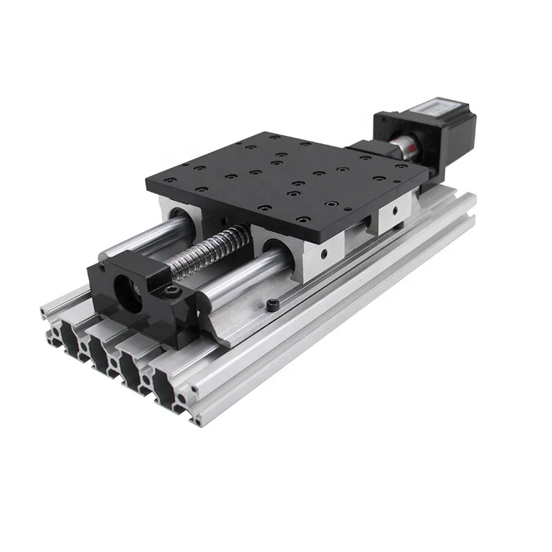 Aluminum Alloy Recirculating Ball Bearing Motorized Positioning Linear Stage linear actuator