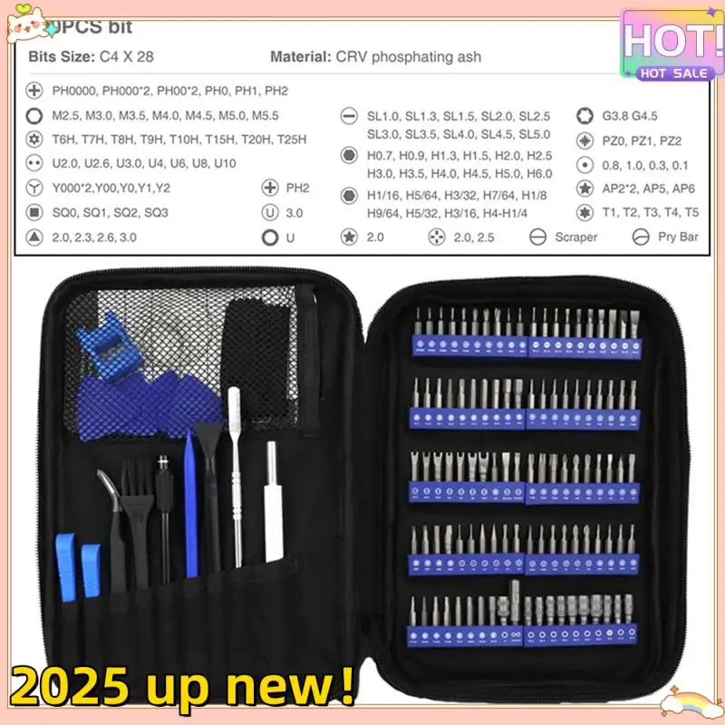 L47anew!-120-In-1 Multifunctional Screwdriver Set Mobile Phone Repair Household Tools Toy Model Disassembly And Assembly Tool Ki
