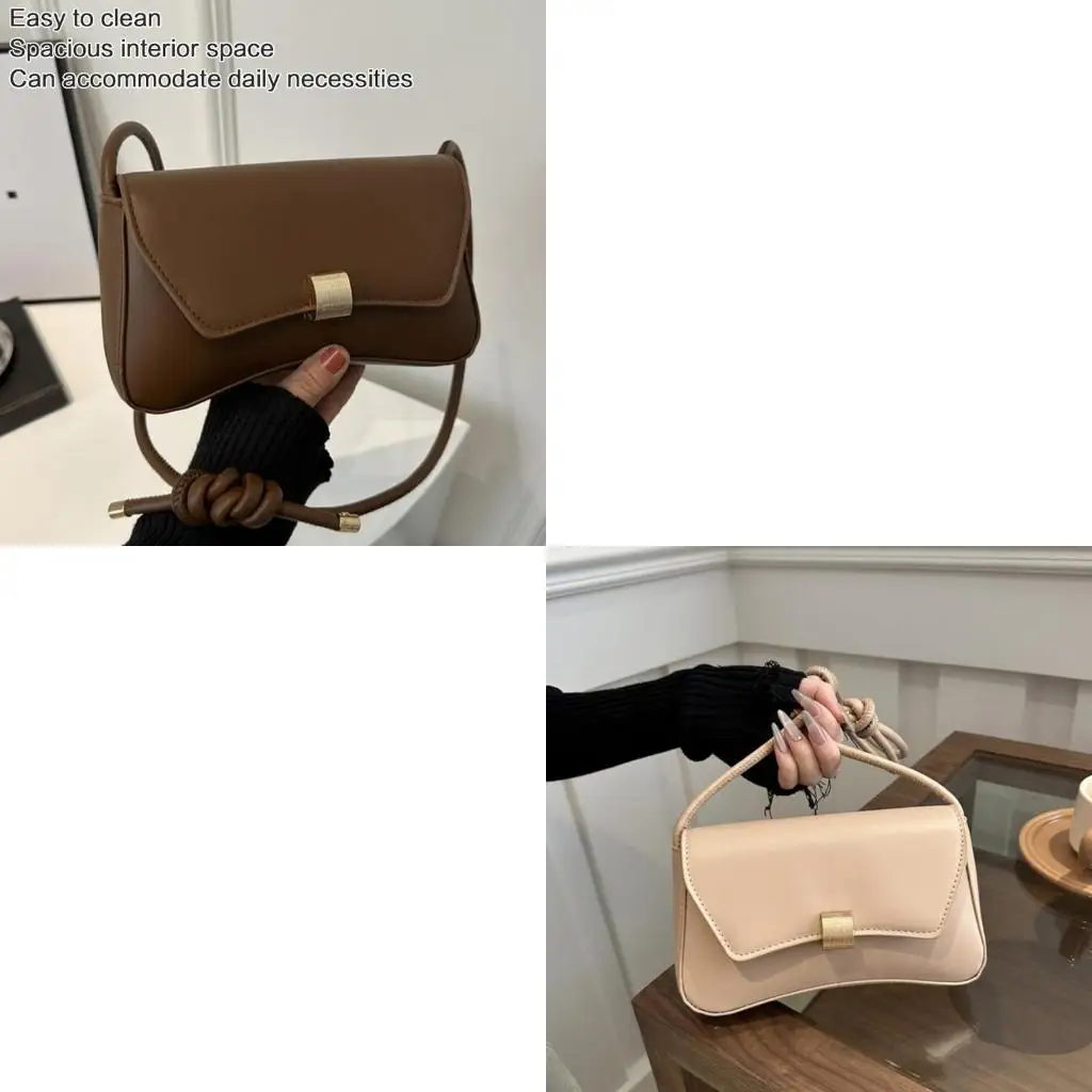 

D46D Modern Women's Crossbody Satchel PU Leather Shoulder Bag for Fashion Enthusiasts