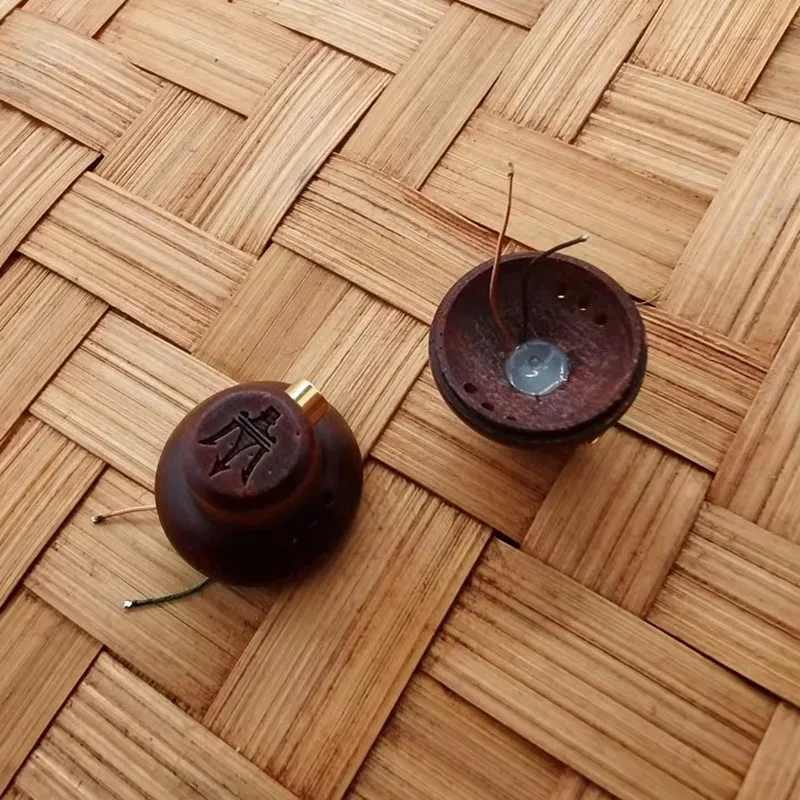 Cangkang Earphone 15.4Mm Soket MMCX Cangkang Kayu