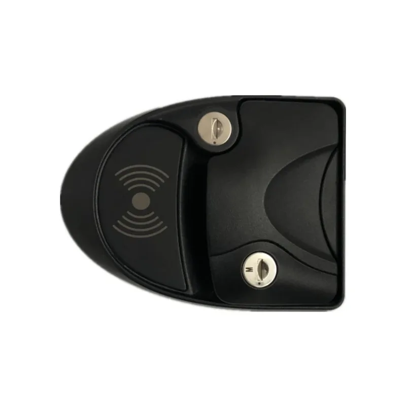 2025 إطار باب من سبائك الألومنيوم عالي الجودة نقطة واحدة قفل البطاقة الإلكترونية مقطورة باب متنقل مع مفتاح