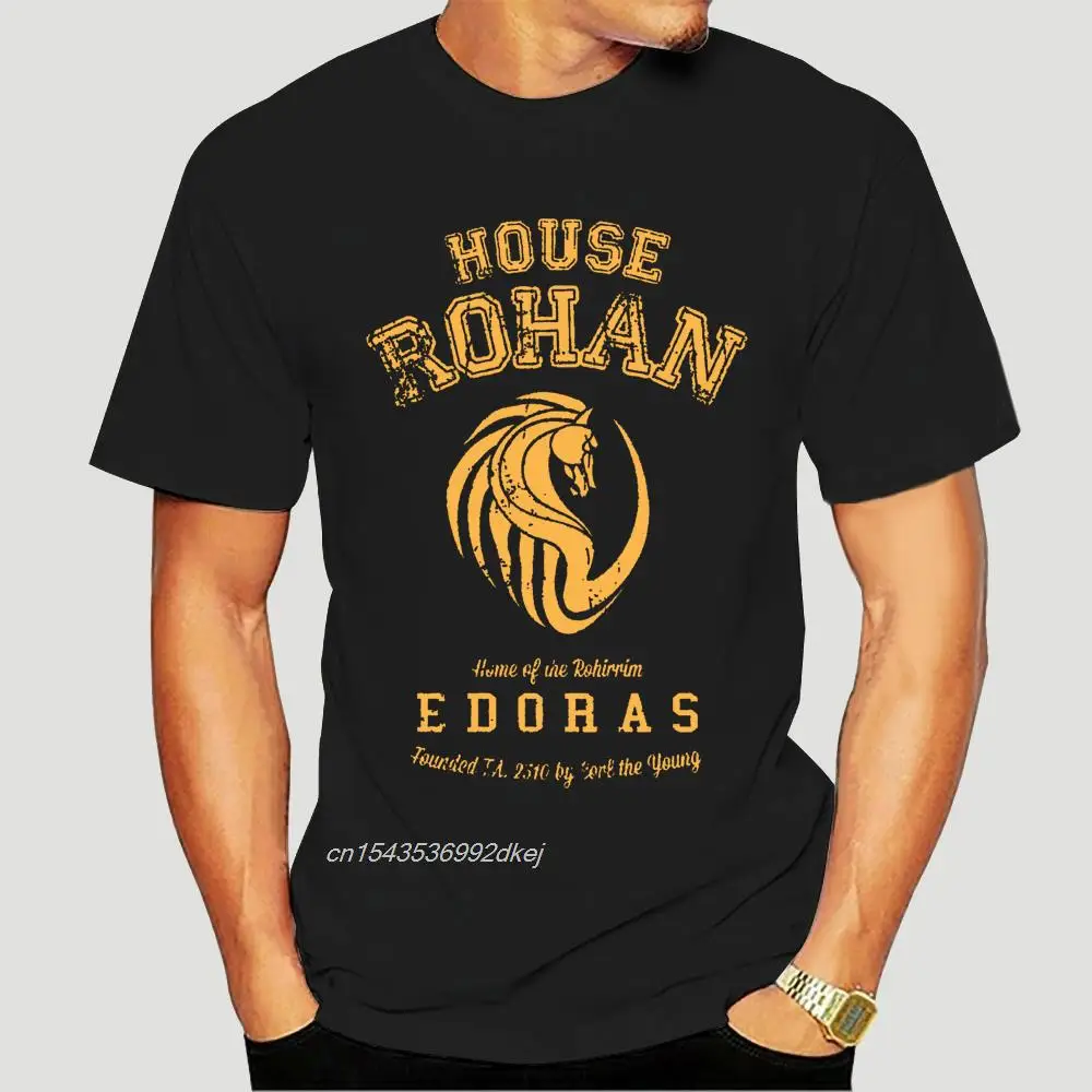 Men T Shirt  Tee Shirt LOTR Rohan Brown Tshirts Women T-Shirt 1406D