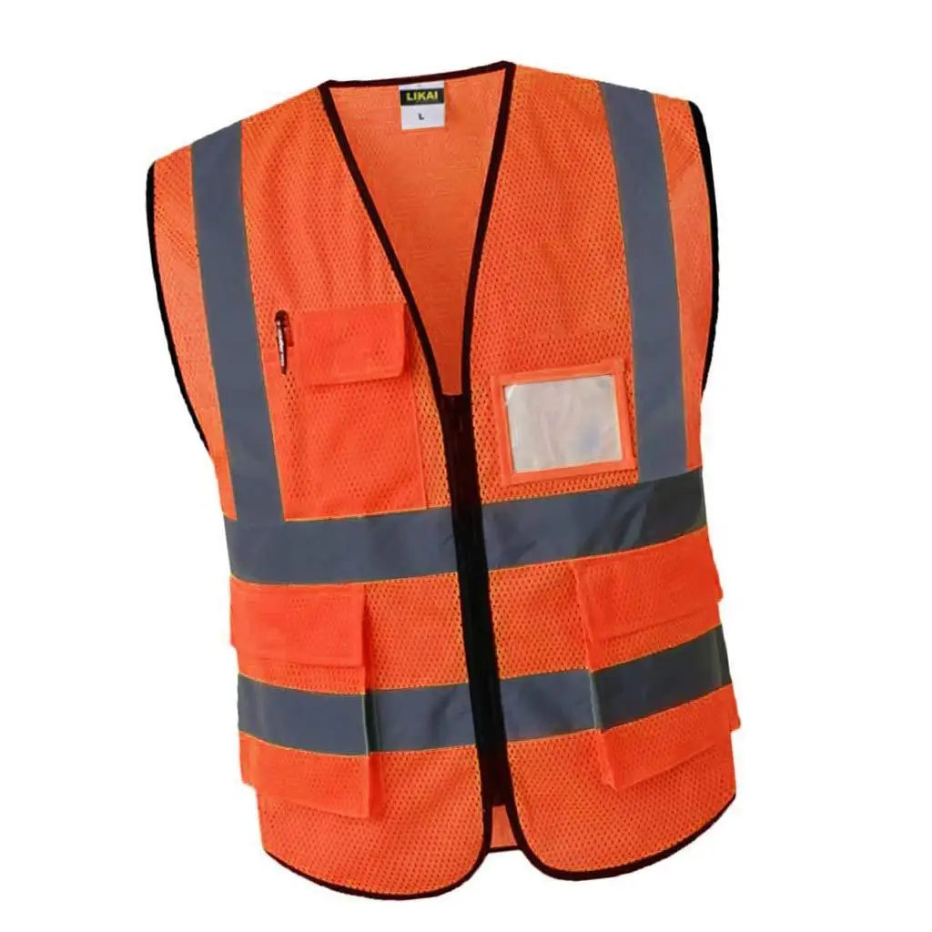 1 Pcs Motorcycle Reflective Clothing Vest Body Safe Protective Device Traffic Facilities for Racing Running Sports 3 Size