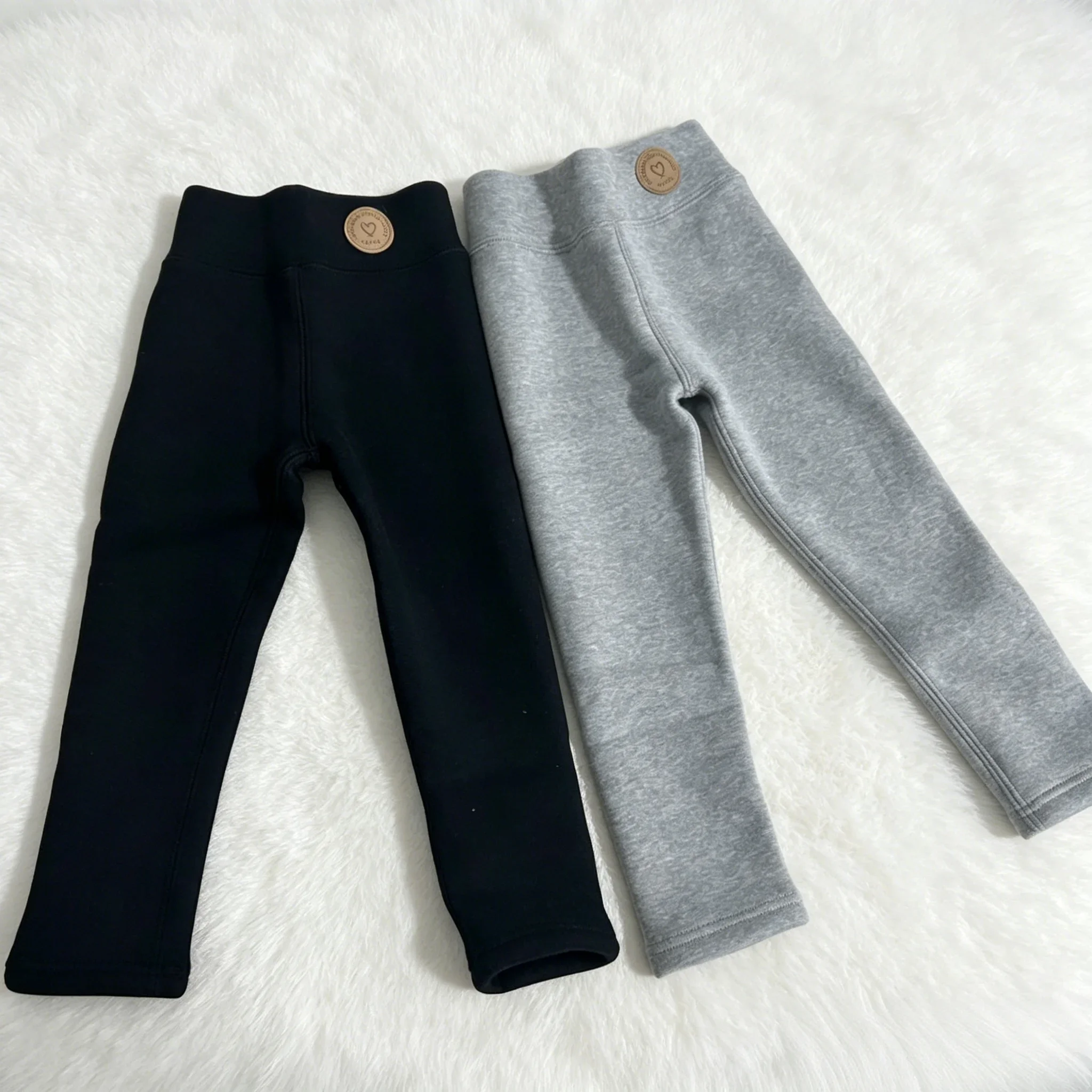 Children's Legging Girl 3-11T Fleece Padded Leggings for Girls Solid Color Thicken Kids tights Girls' Children's Clothing