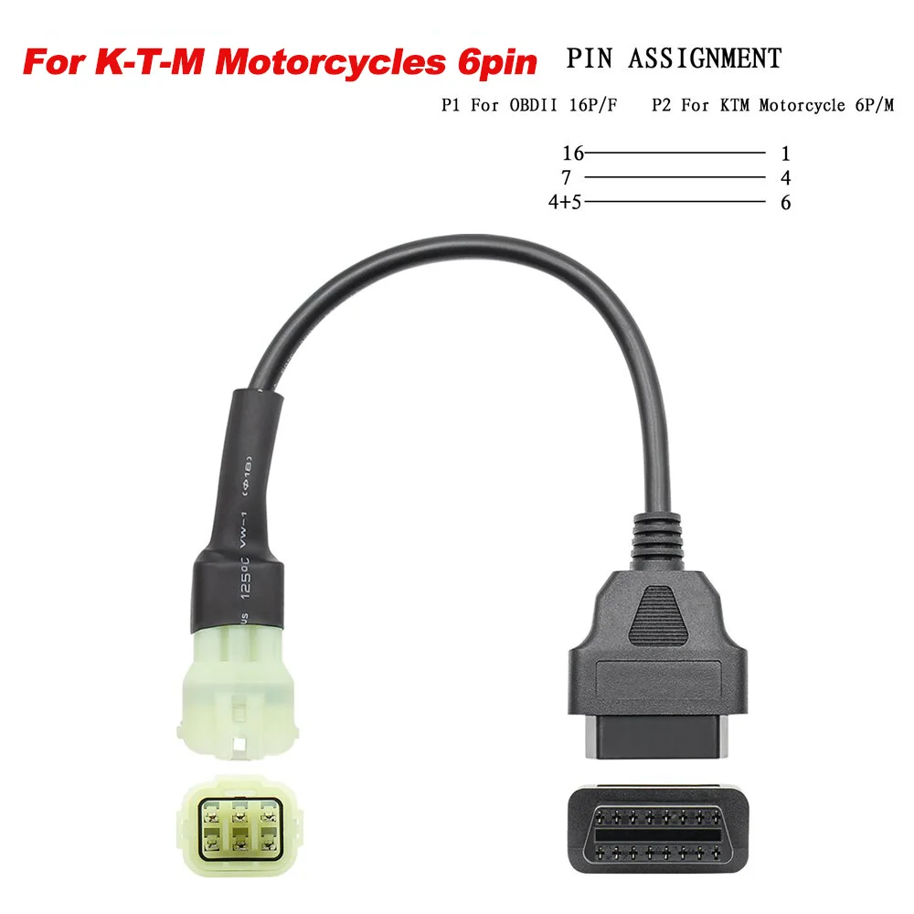 ELM327 V1.5 & Motorrad OBD2 Kabel Für Yamaha Für HONDA Für Ducati Für Kawasaki Für Suzuki EFI Motorrad Fehler diagnose Werkzeug – Detail 8