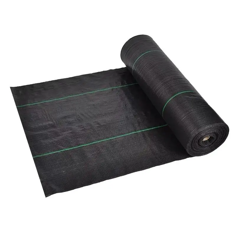 

Garden Blocker Fabric Landscaping Ground Grass Control Fabric Ground Plant Cover Black Barrier Gardening Tear-Resistant Tarp For